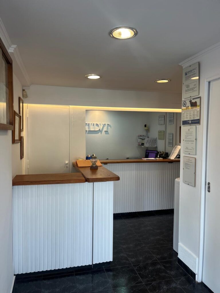 laboratorio recepción